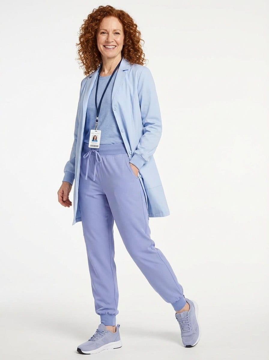 Pantalón cargo jogger médico elástico en 4 direcciones para mujer ERGOFIVE ACTIVE EAPW05