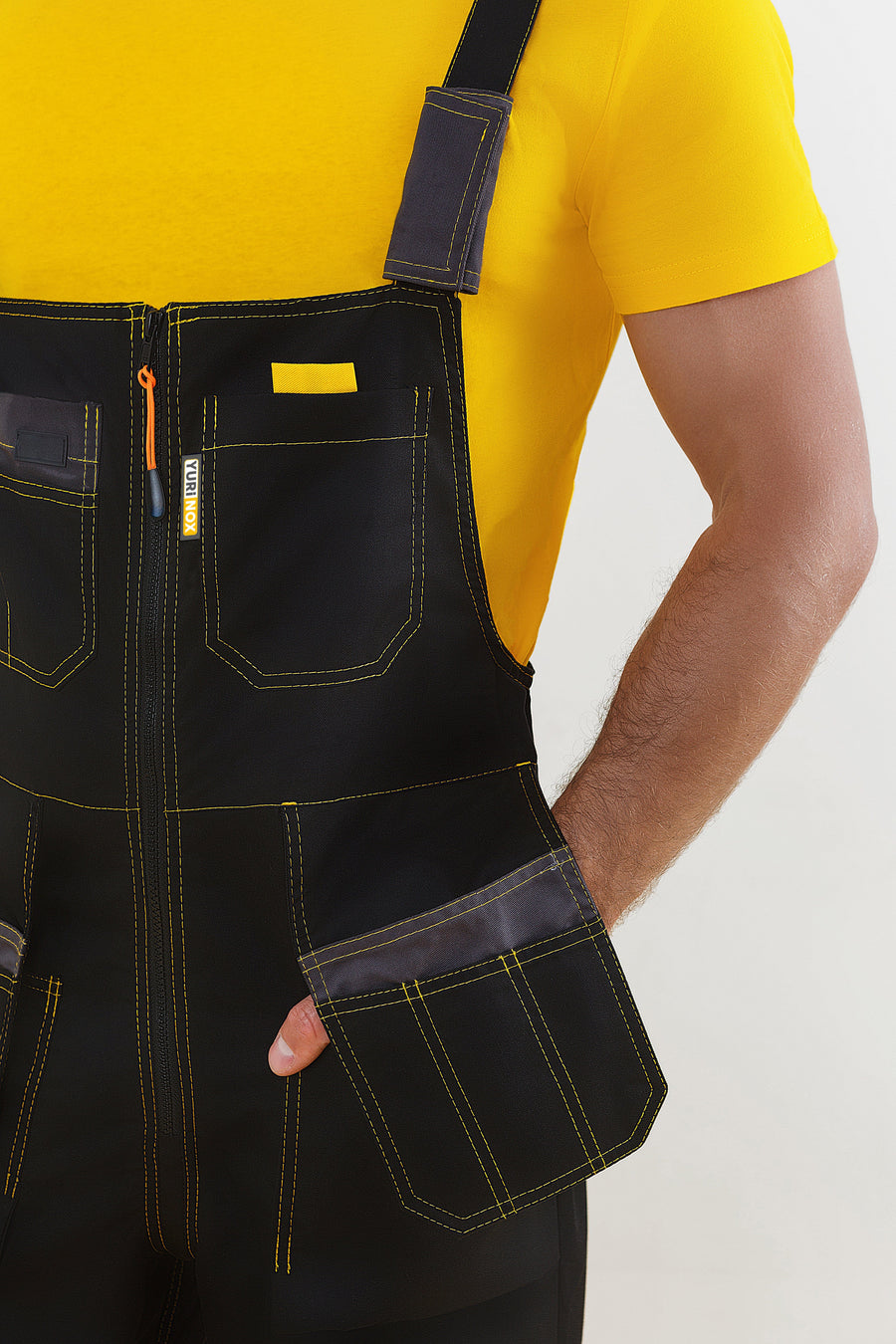YURINOX Genesis Men's Stain-Resistant Utility Work Bib Overalls