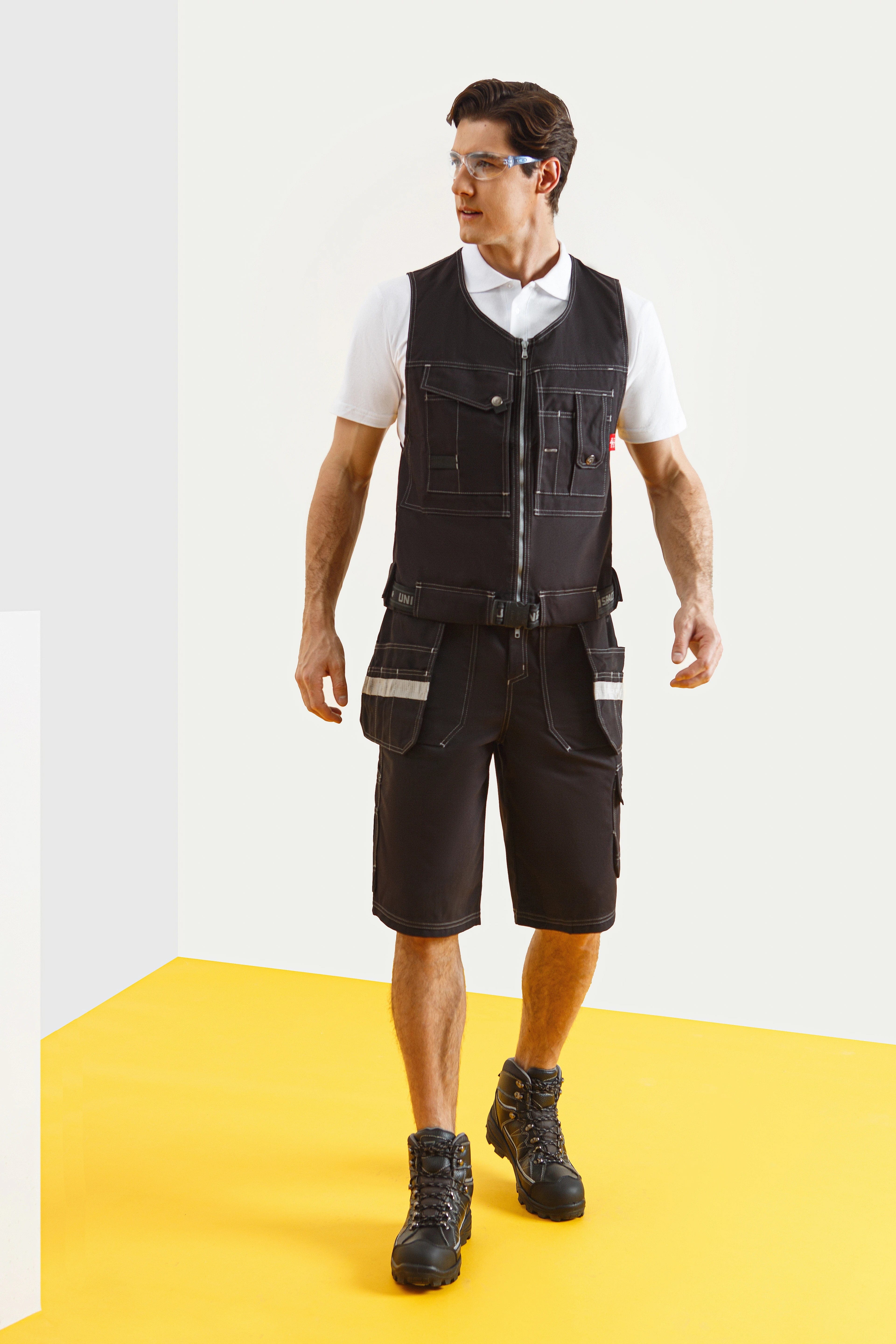 YURINOX UnionSpace Men's Water-Repellent Utility Work Vest