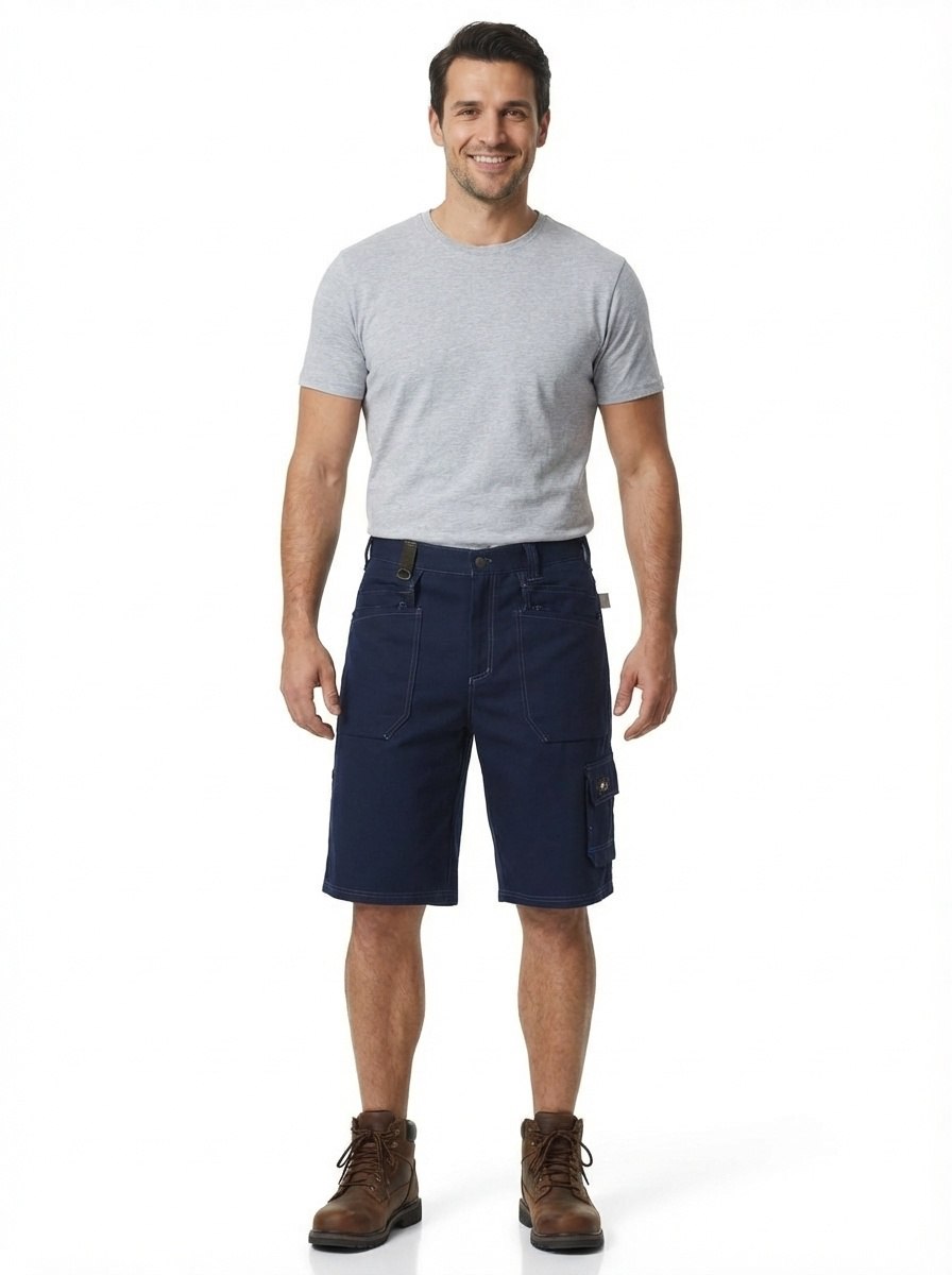UNIONSPACE ™Men's Heavy Duty Holster Pocket Work Shorts 