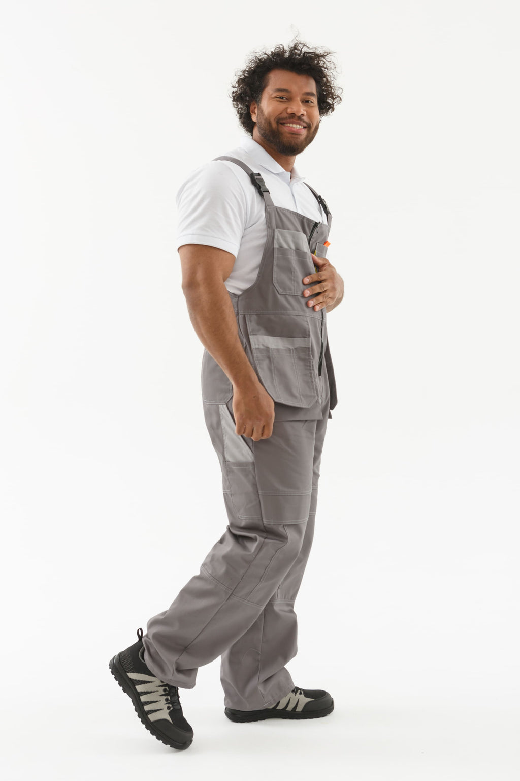 Men's Heavy-Duty Work Bib Overalls