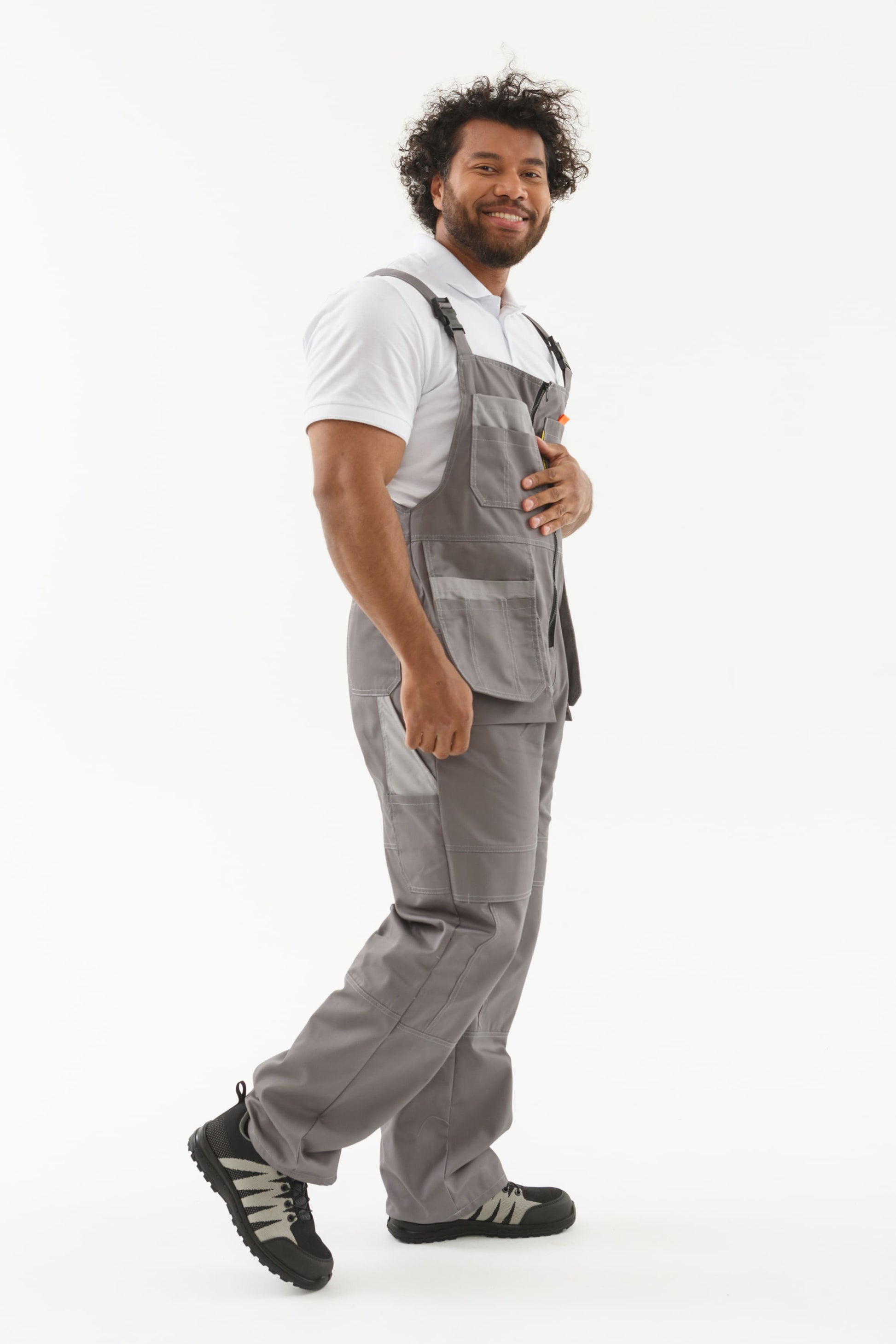 Men's Heavy-Duty Work Bib Overalls