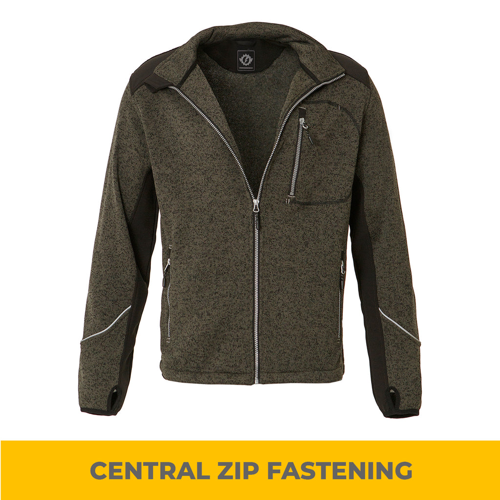 UNIONWORKWEAR FULL ZIP HIGH COLLAR SWEATSHIRT 0095