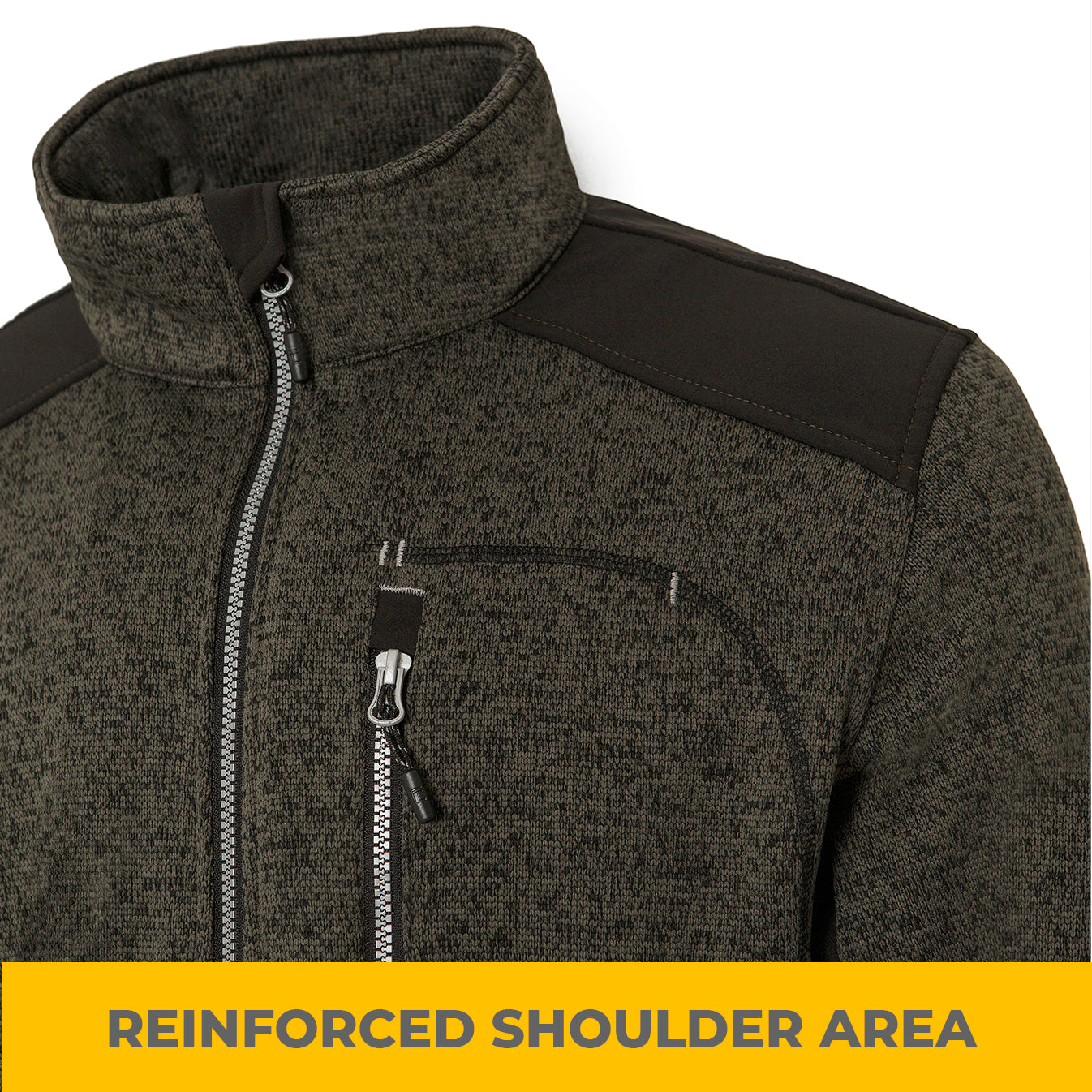 UNIONWORKWEAR FULL ZIP HIGH COLLAR SWEATSHIRT 0095