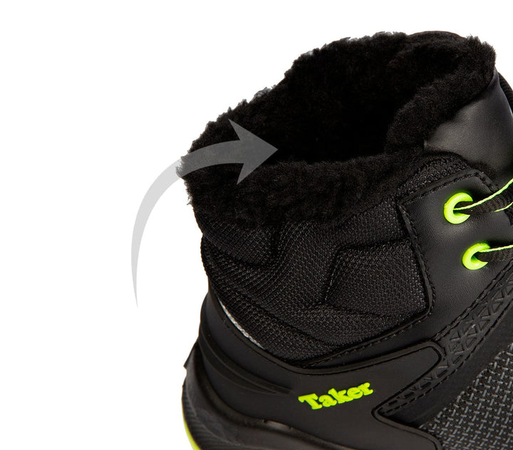 BREATHABLE & COMFORTABLE: Lined with breathable 3D mesh and sponge padding, these safety boots offer superior comfort, reducing fatigue during long work hours.