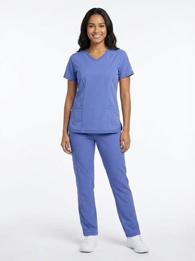 ERGOFIVE ACTIVE Women's 4-Way Stretch Mesh Scrub Top EAJW10