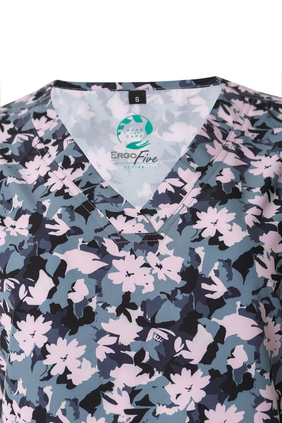 ERGOFIVE ACTIVE Women's 4-Way Stretch V-Neck Scrub Top EAJW02