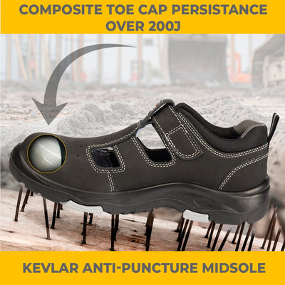 Men's UnionSpace™ 4" Slip-resistant  Waterproof Composite Toe Work Vented Shoe