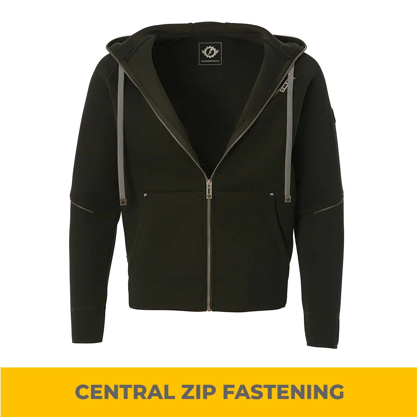 UNIONWORKWEAR FULL ZIP HOODED JACKET 0244