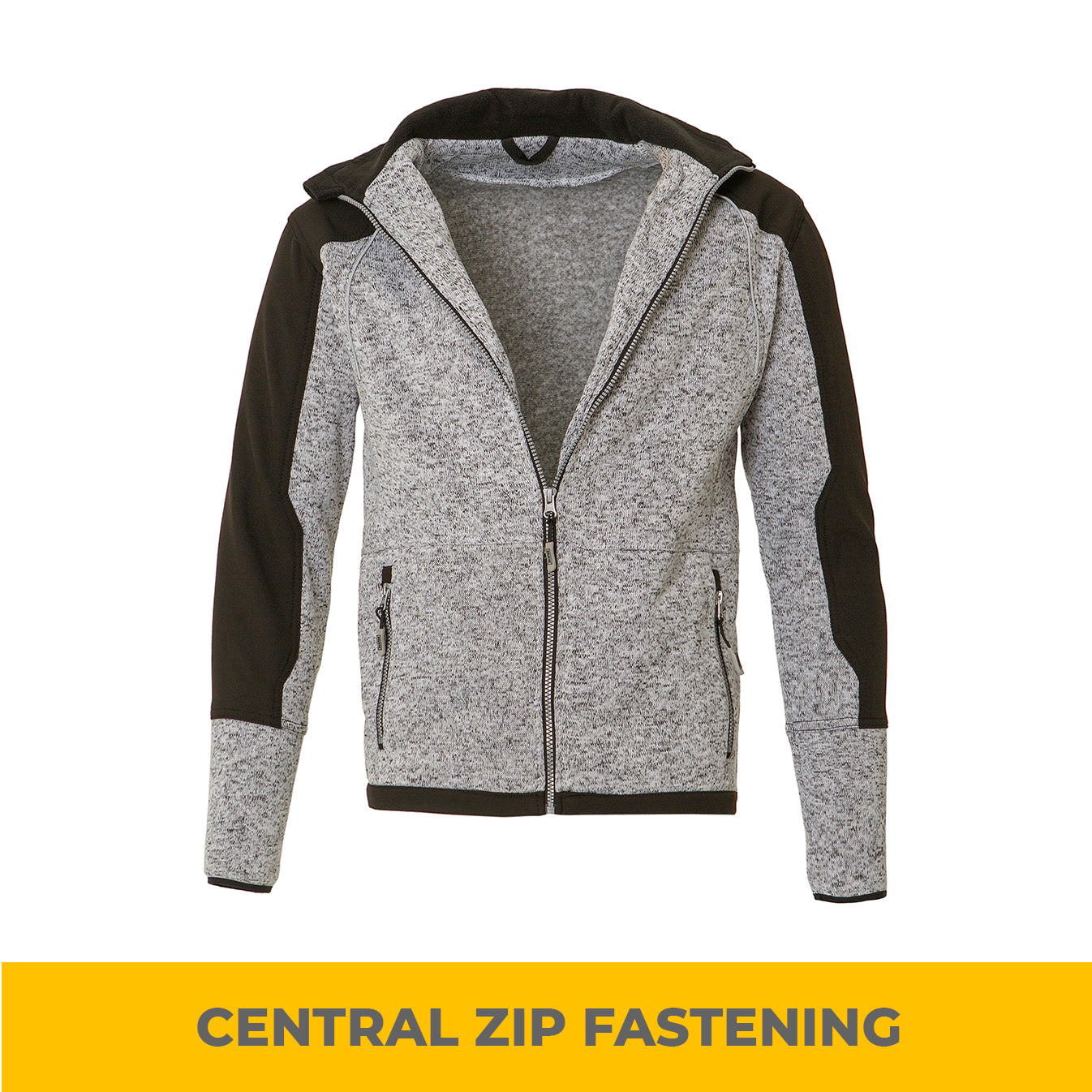 UNIONWORKWEAR FULL ZIP HIGH COLLAR SWEATSHIRT 0063