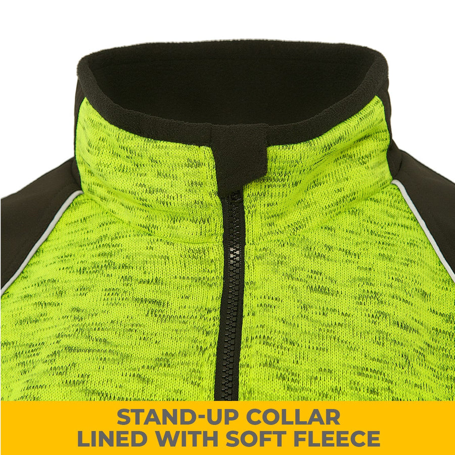 UNIONWORKWEAR Men's Full-Zip Fleece-Lined Work Sweatshirt