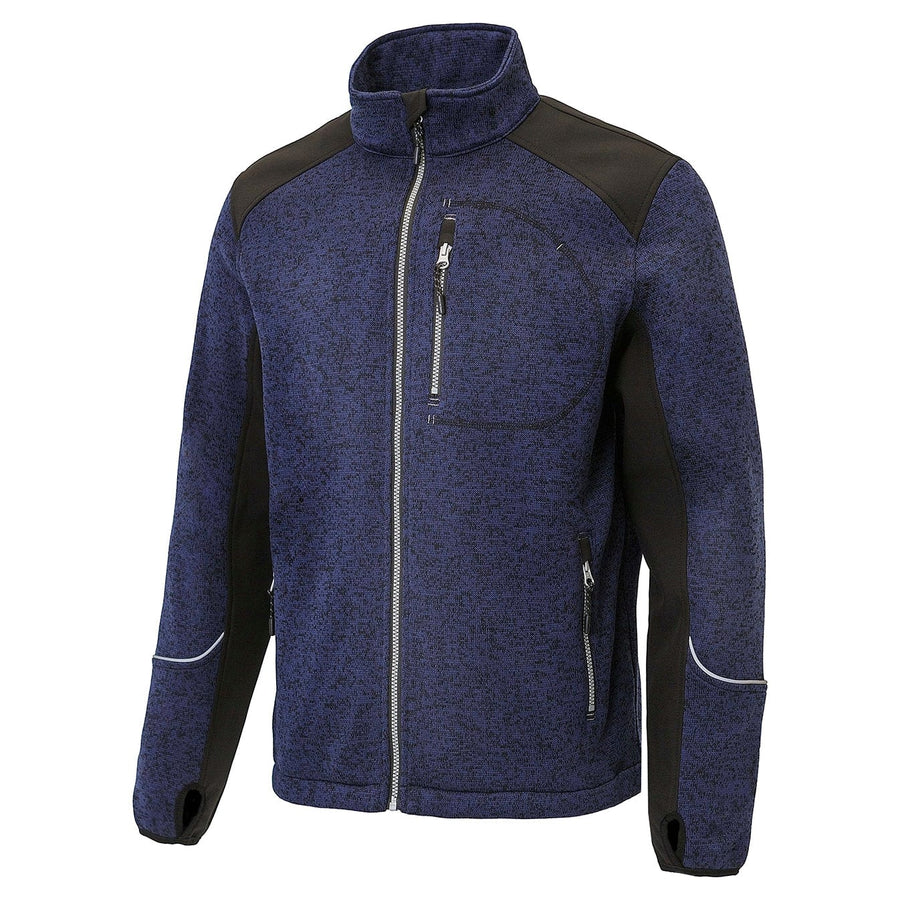 UNIONWORKWEAR Men's Full-Zip Softshell-Reinforced Work Sweatshirt