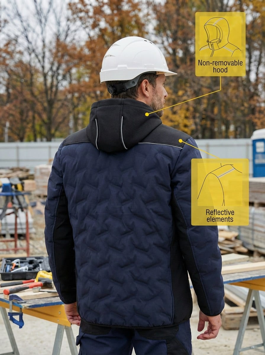 YURINOX Fusion Men's Water-Resistant Hybrid Softshell Work Jacket
