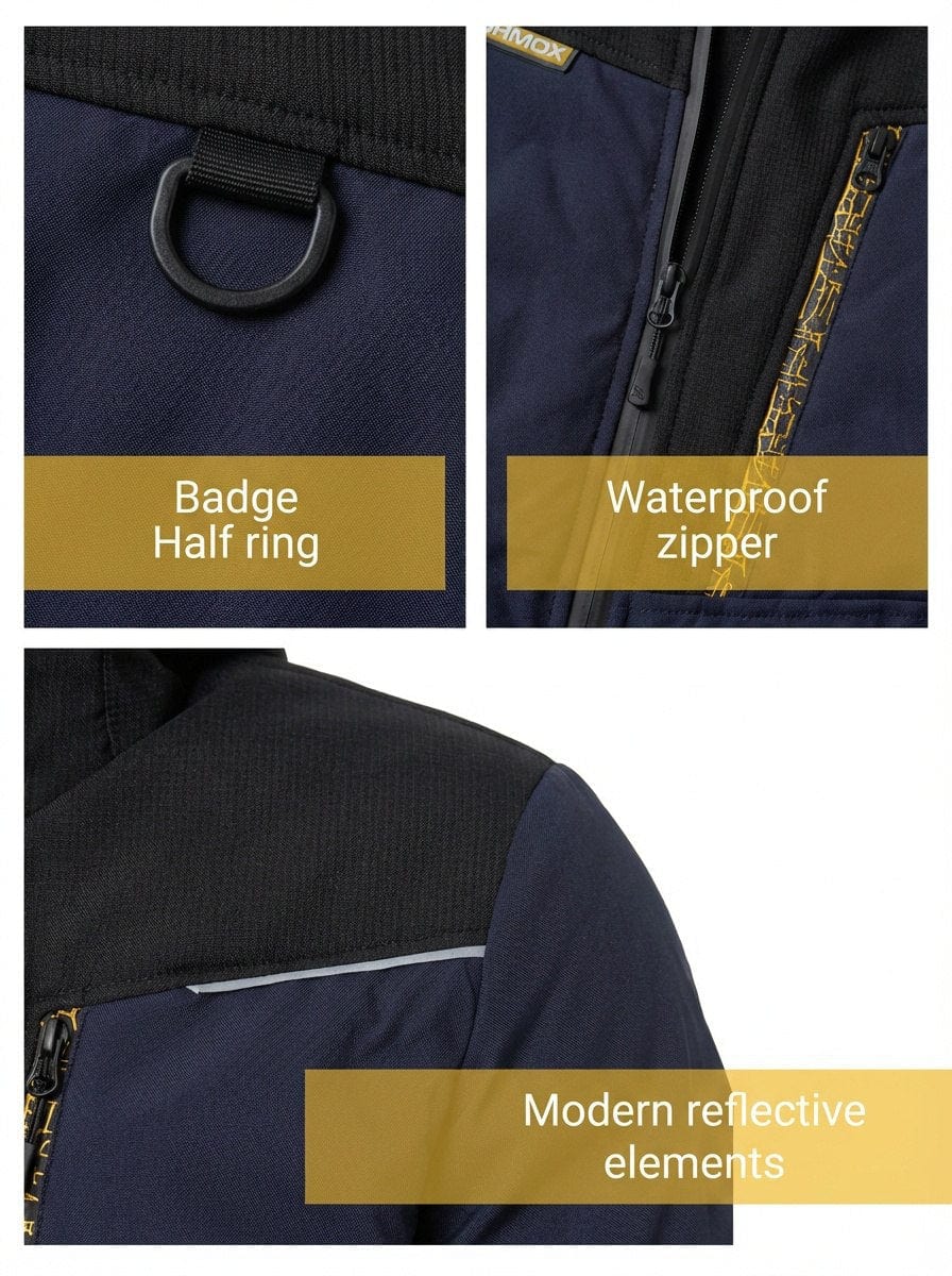 YURINOX Fusion Men's Water-Resistant Hybrid Softshell Work Jacket