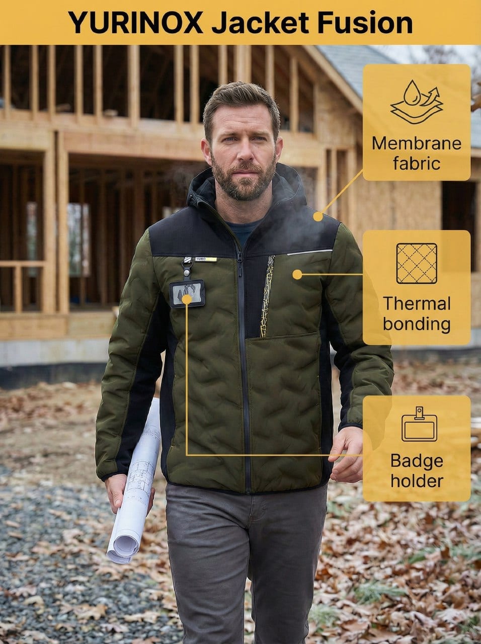 YURINOX JACKET FUSION DEMI-SEASON – YURINOX WORK WEAR
