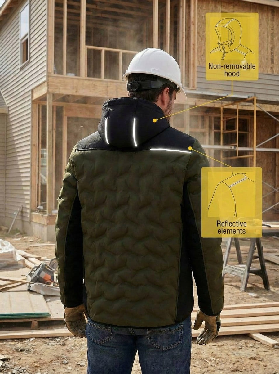 YURINOX Fusion Men's Water-Resistant Hybrid Softshell Work Jacket