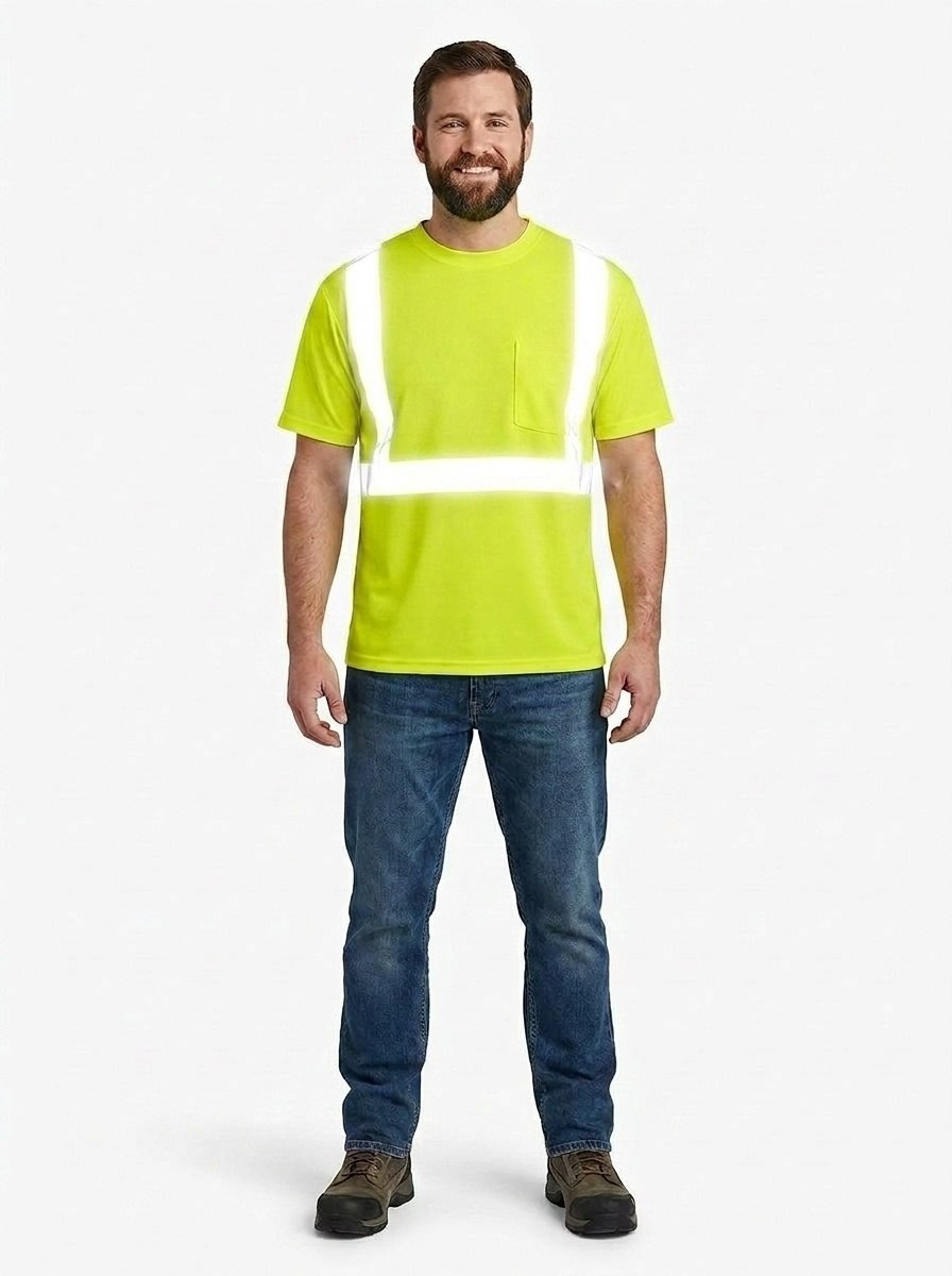 YURINOX Hi-Viz reflective strip T-SHIRT