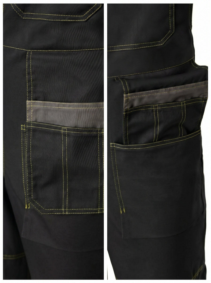 YURINOX Genesis Men's Stain-Resistant Utility Work Bib Overalls