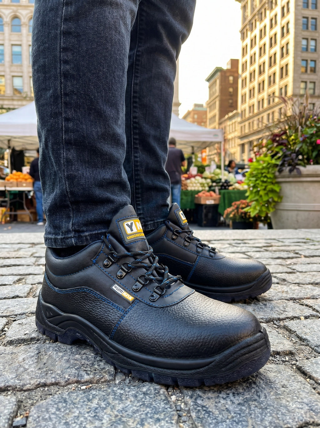 Men's UnionShoes™ 4" Leather Composite Toe Work Shoe