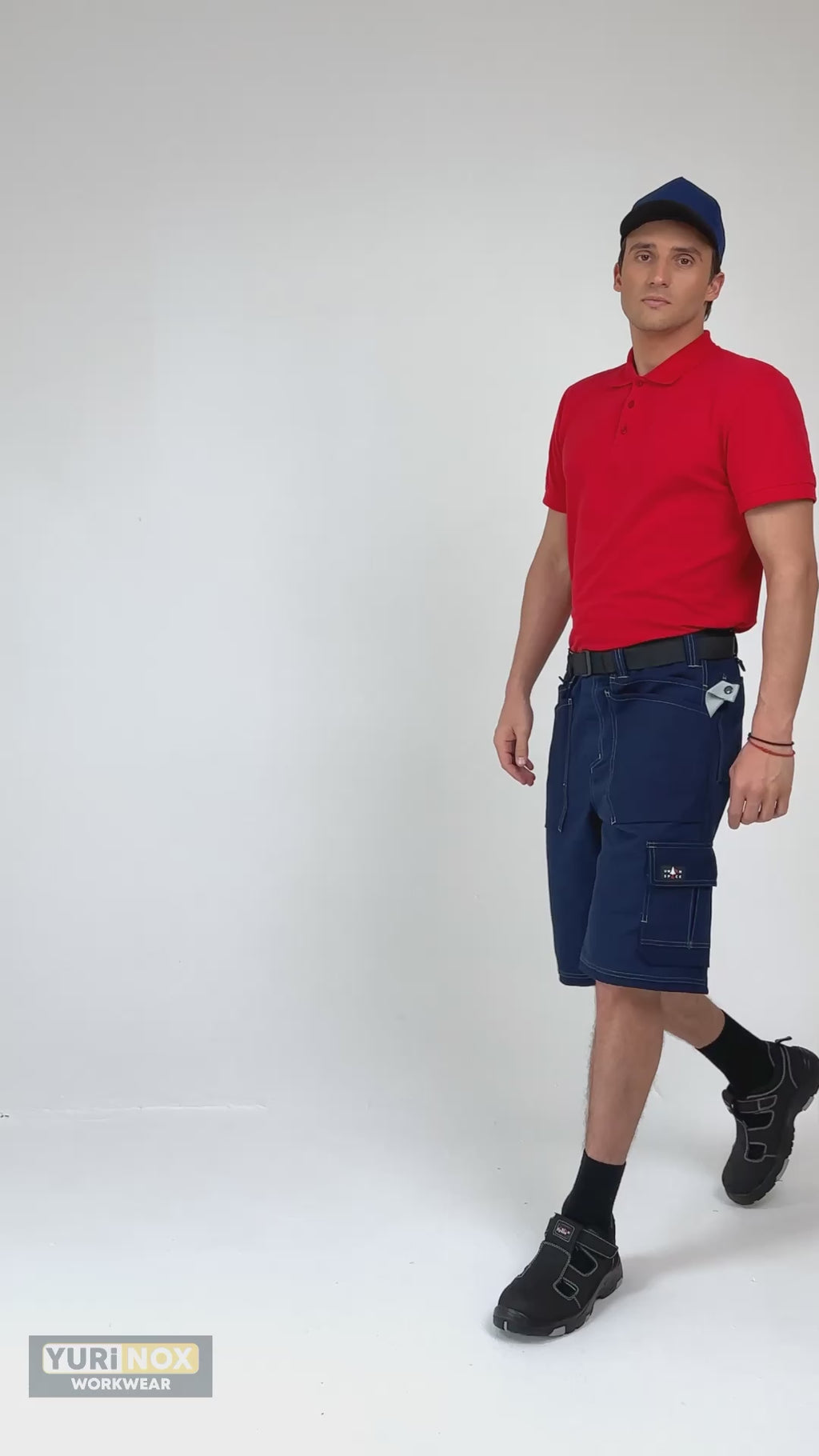 UNIONSPACE ™Men's Heavy Duty Holster Pocket Work Shorts 