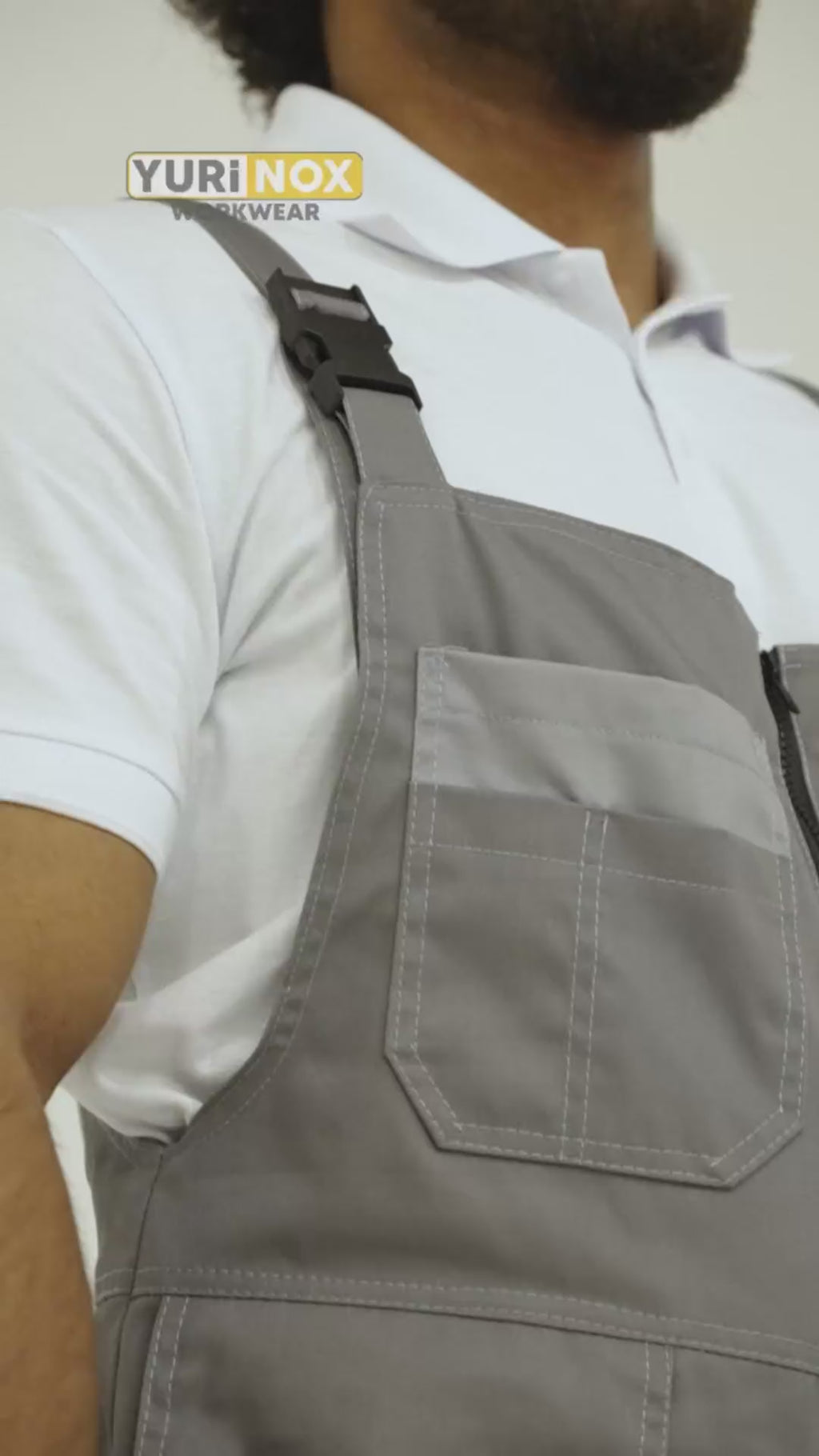 UNIONWORKWEAR™ PRO Men's Water-Resistant Utility Bib Overalls 