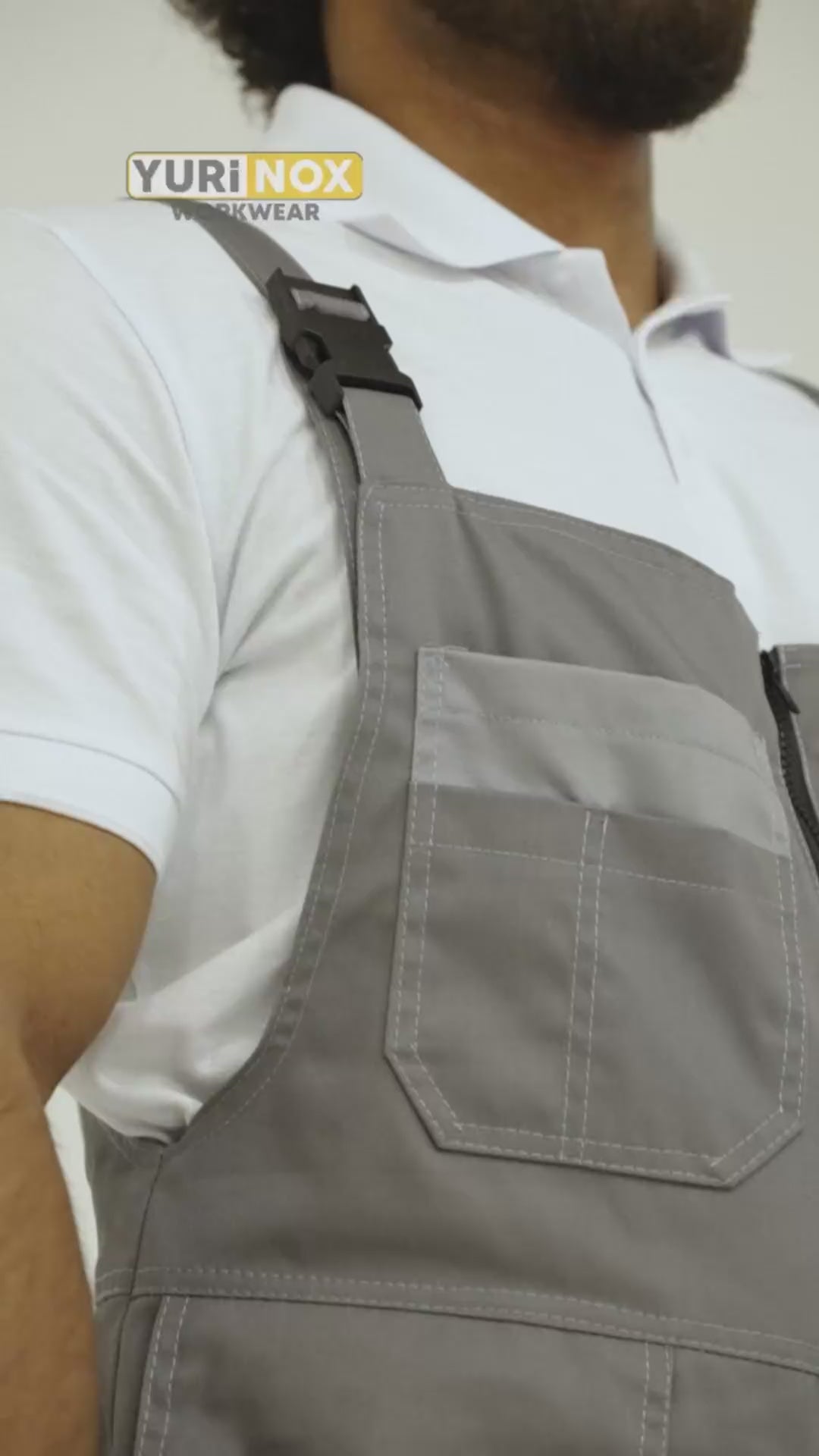 UNIONWORKWEAR™ PRO Men's Water-Resistant Utility Bib Overalls 