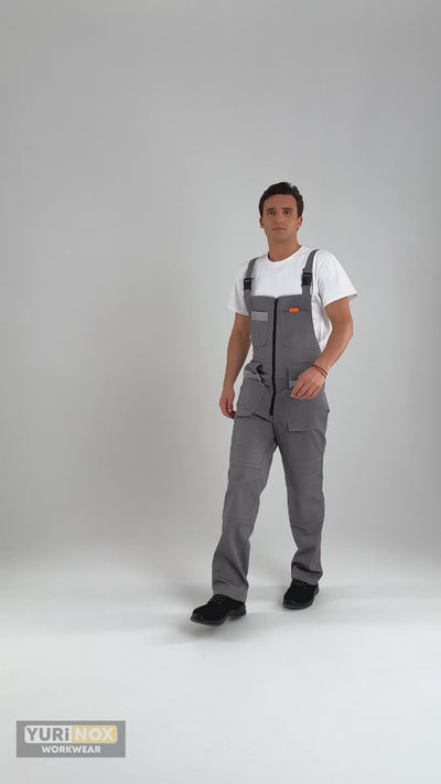 UNIONWORKWEAR™ PRO Men's Water-Resistant Utility Bib Overalls 