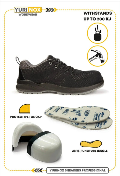 Men's Pro™ Industrial Breathable Safety Toe Work Sneakers