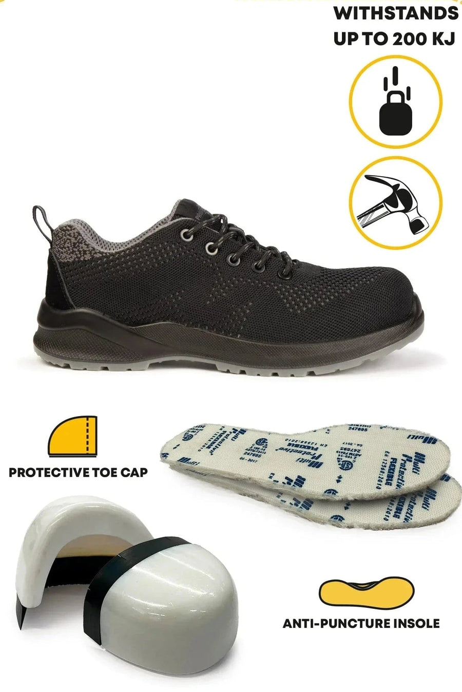 YURINOX Pro Men's Breathable Composite Toe Work Sneakers