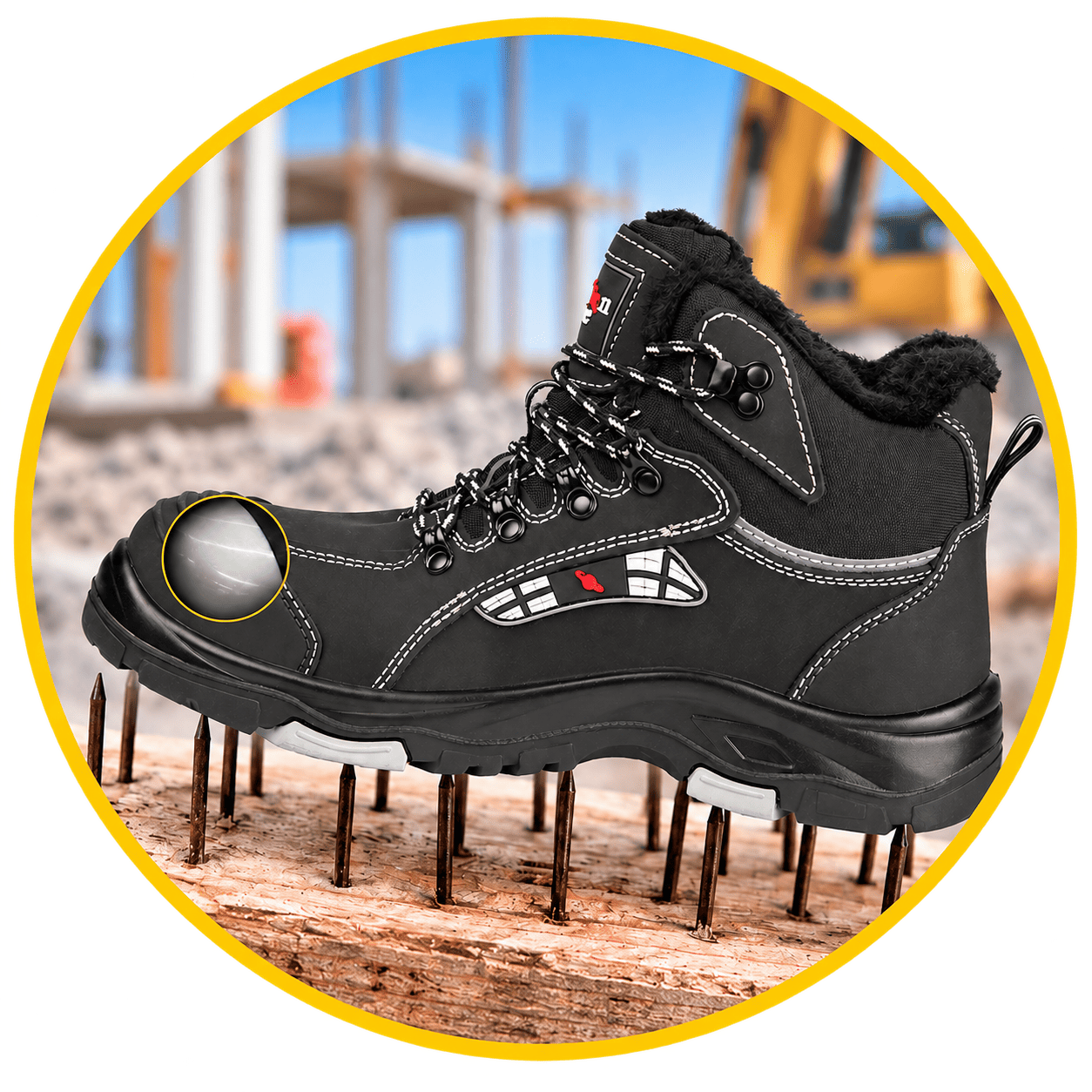 Insulated boot detail